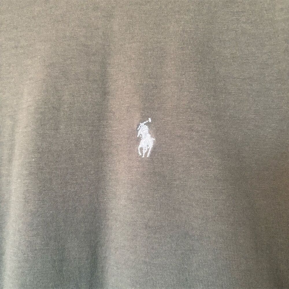 Polo Ralph Lauren Men's Classic Fit Crewneck T-Shirt Olive Green M - Picture 3 of 6